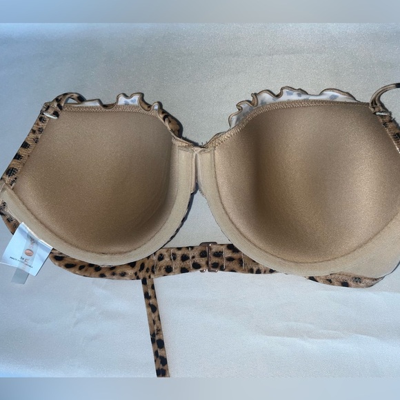 Shade & Shore Cheetah Bathing Suit Top, Bikini Top, Swimsuit, Tops - Picture 5 of 9